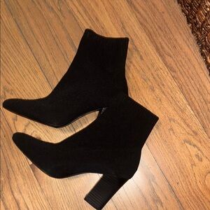 Mango Black Ankle Booties